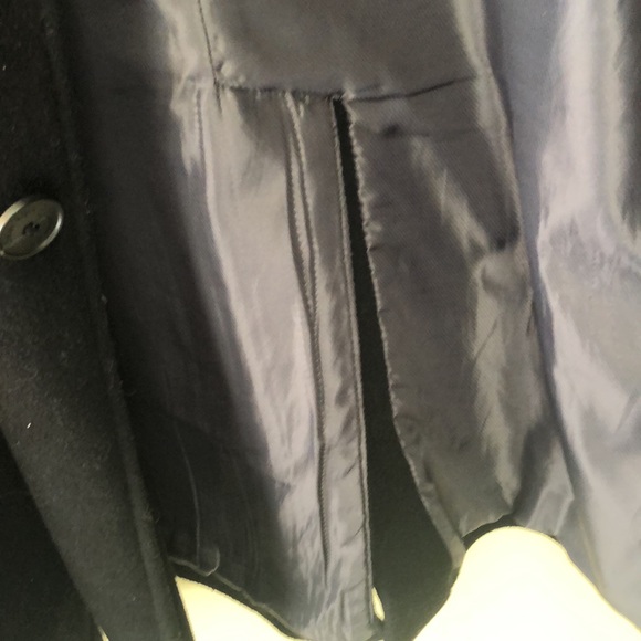 Calvin Klein Men's Solid Single Breasted Wool Blended Overcoat - Picture 9 of 12